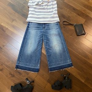 AE Wide Leg Crop Denim Pants